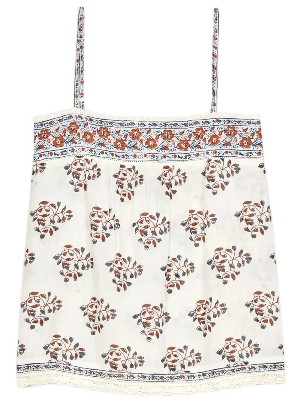 M.A.B.E. Stella floral block print Camisole sz S NWT